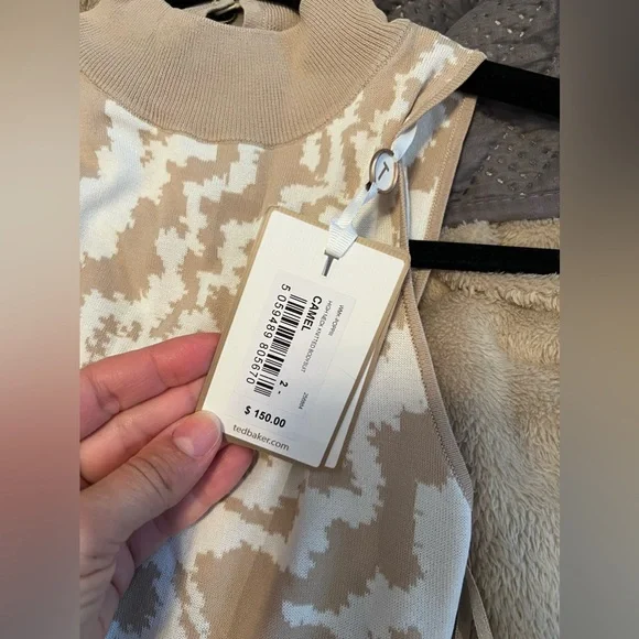 Ted Baker size 2 Poppii High Neck Sleeveless Bodysuit NWT - Picture 7 of 13